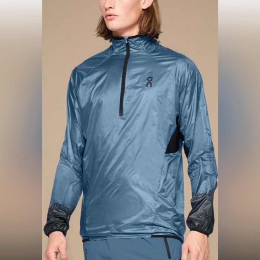 ON Men's Zero Jacket Stellar | Black windproof water resistant men size large